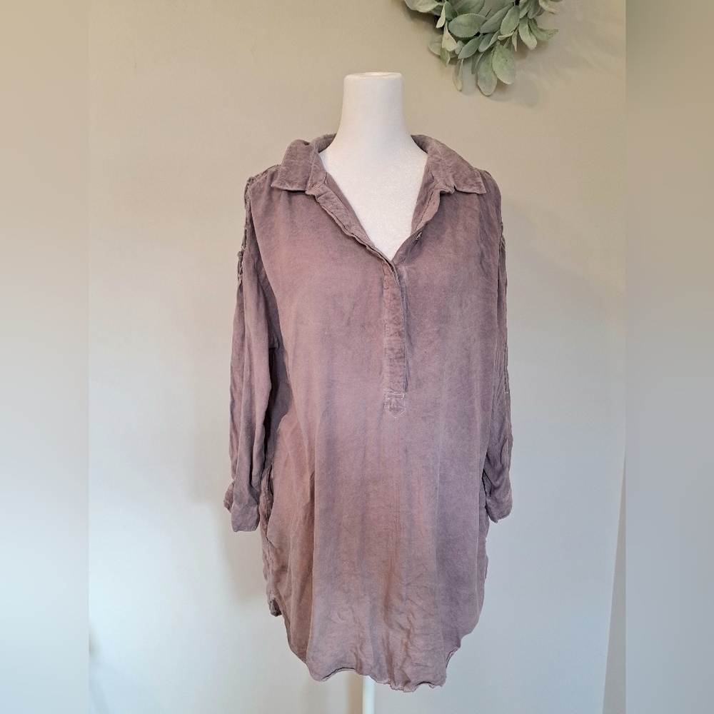Women's Purple Tunic Oversized Purple Size Small